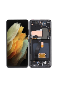 Obrázok pre LCD Displej + Dotykové sklo + Rám Samsung Galaxy S21 Ultra 5G G998B Soft OLED (1:1 Size)